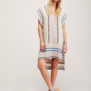 Free People Multicolor V-Neck Swim Cover-Up